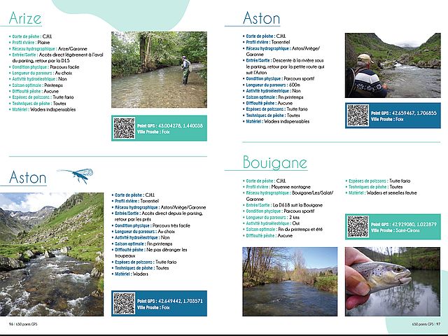 Guide 650 Points GPS Pêcher la Truite en France Avozetto Webzine Pêche Mouche